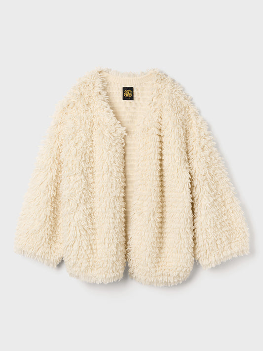 【Only few left】Cashmere Mixed Loop Knit Jacket