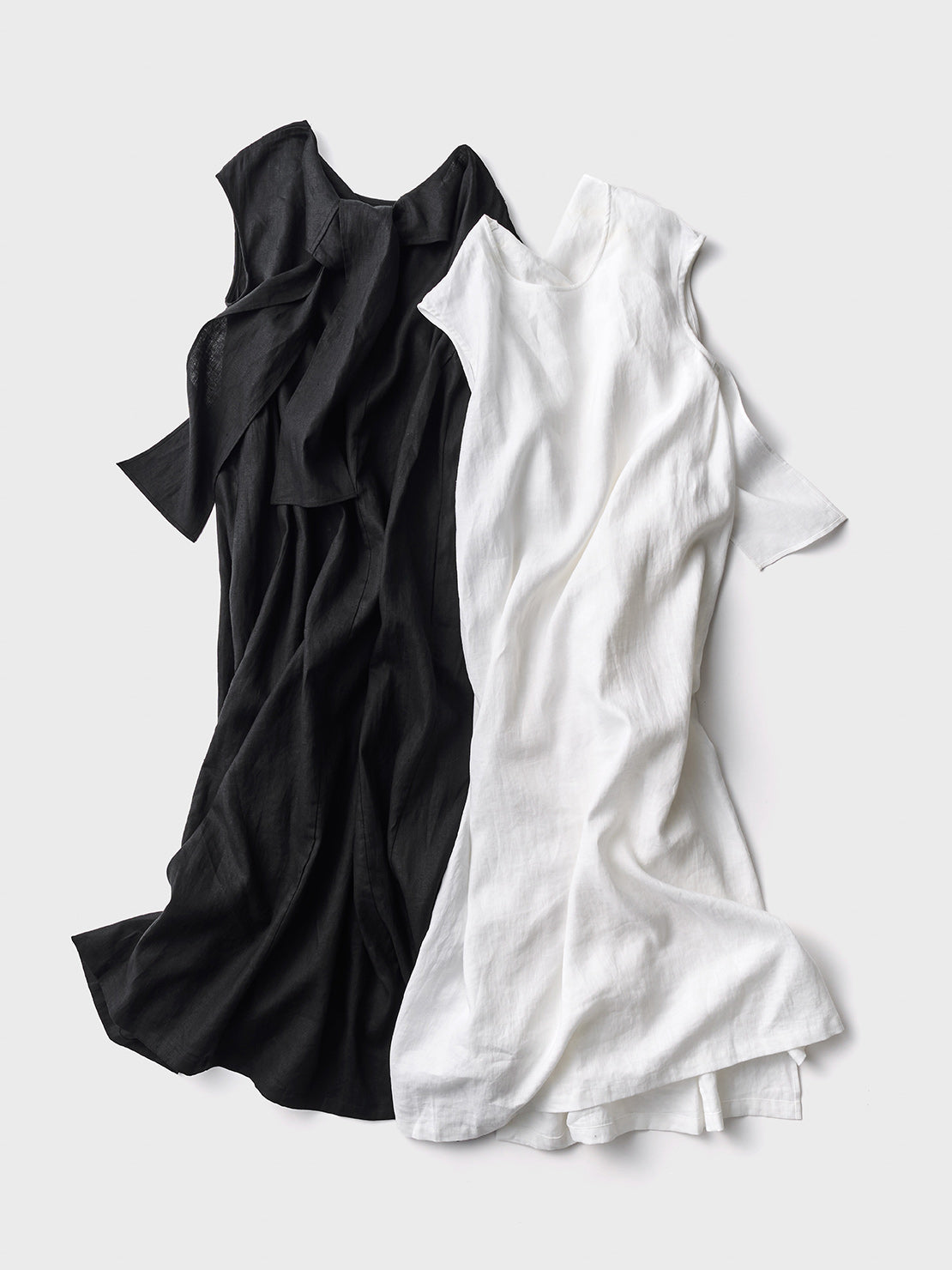 【Restock】French Linen Back Ribbon Dress