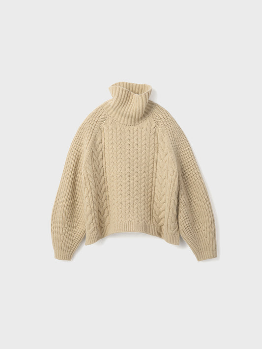 【Pre-order】Mixed Cable Aran Sweater