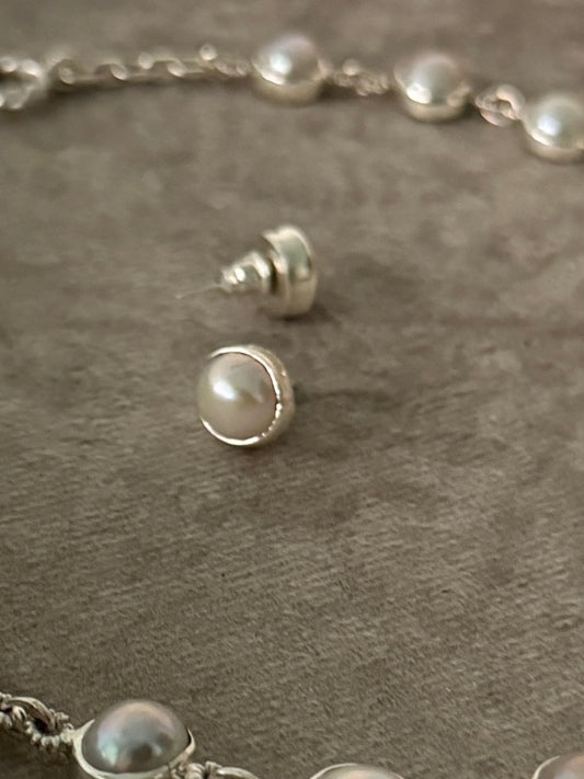 【By Order】Pearl earrings