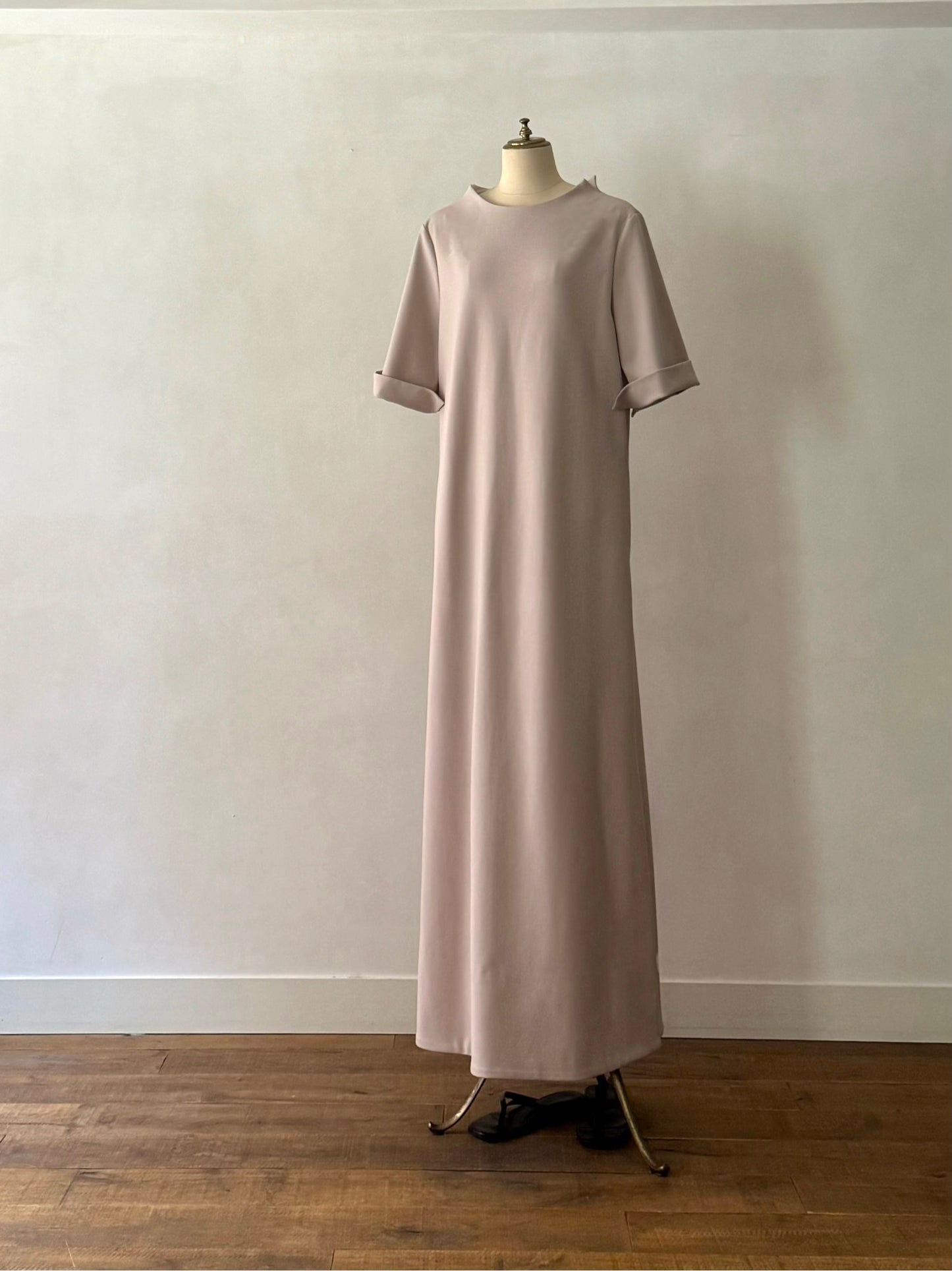 Double Russell Jersey Maxi Dress