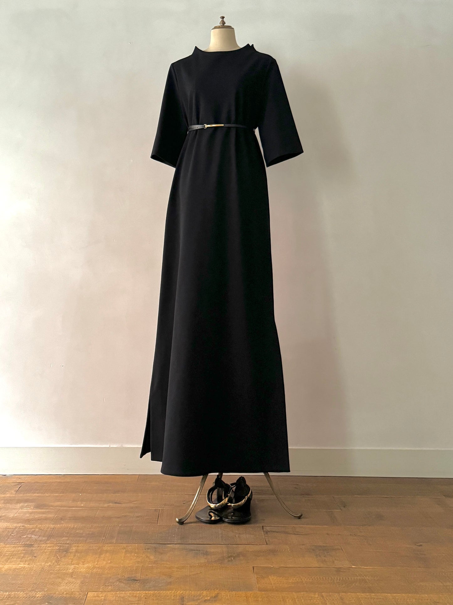 Double Russell Jersey Maxi Dress