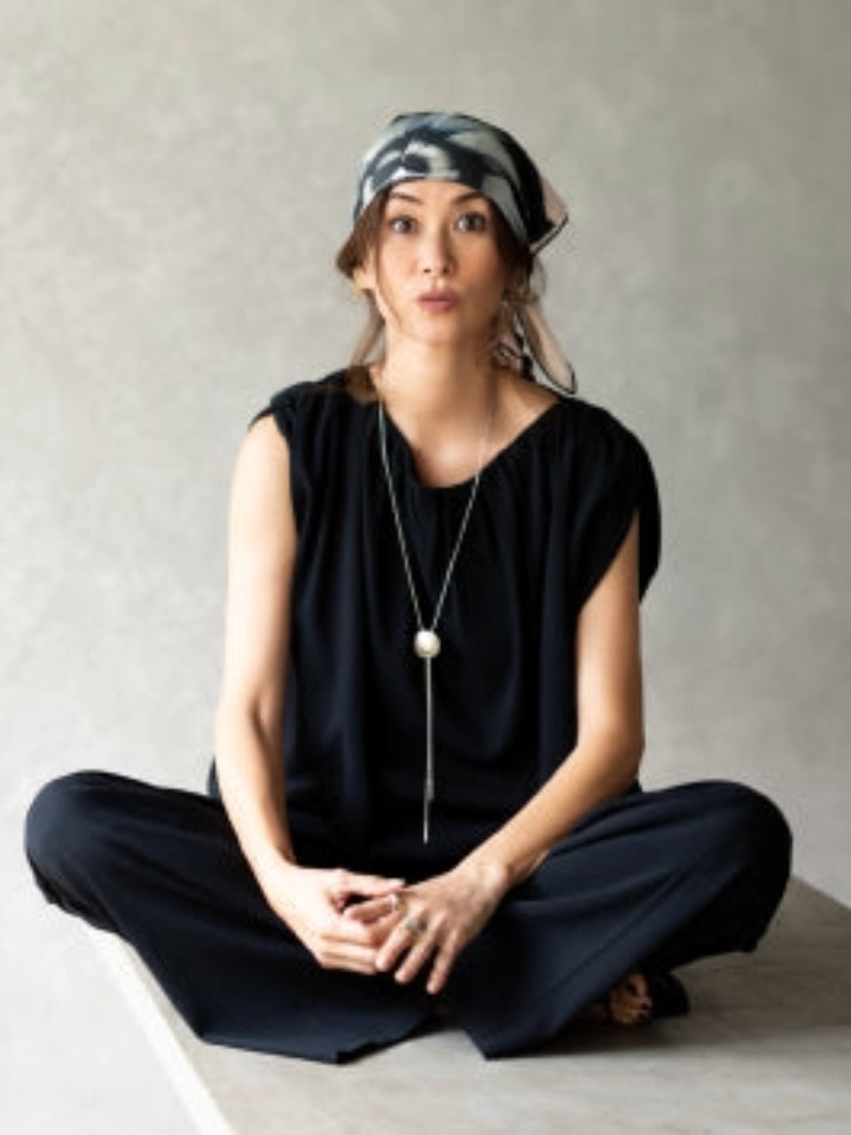 【Limited Stock】 Satin Georgette Drape Tops