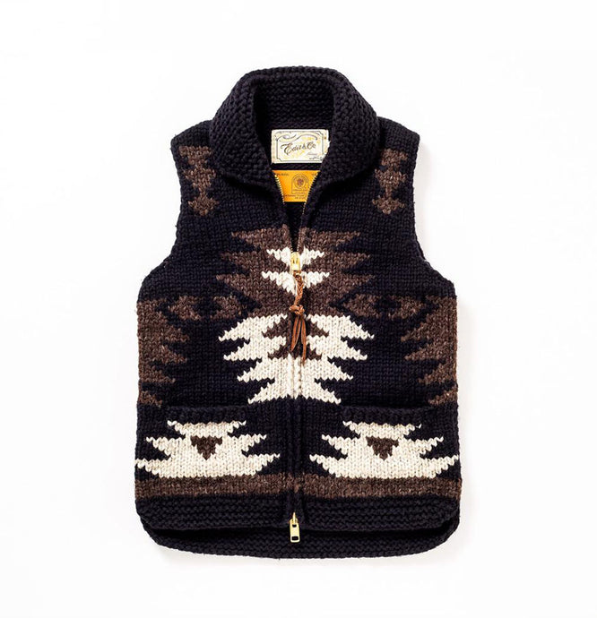 e&c.83 edit&co. × Canadian Sweater Collaboration Vest Tricolor (Black)