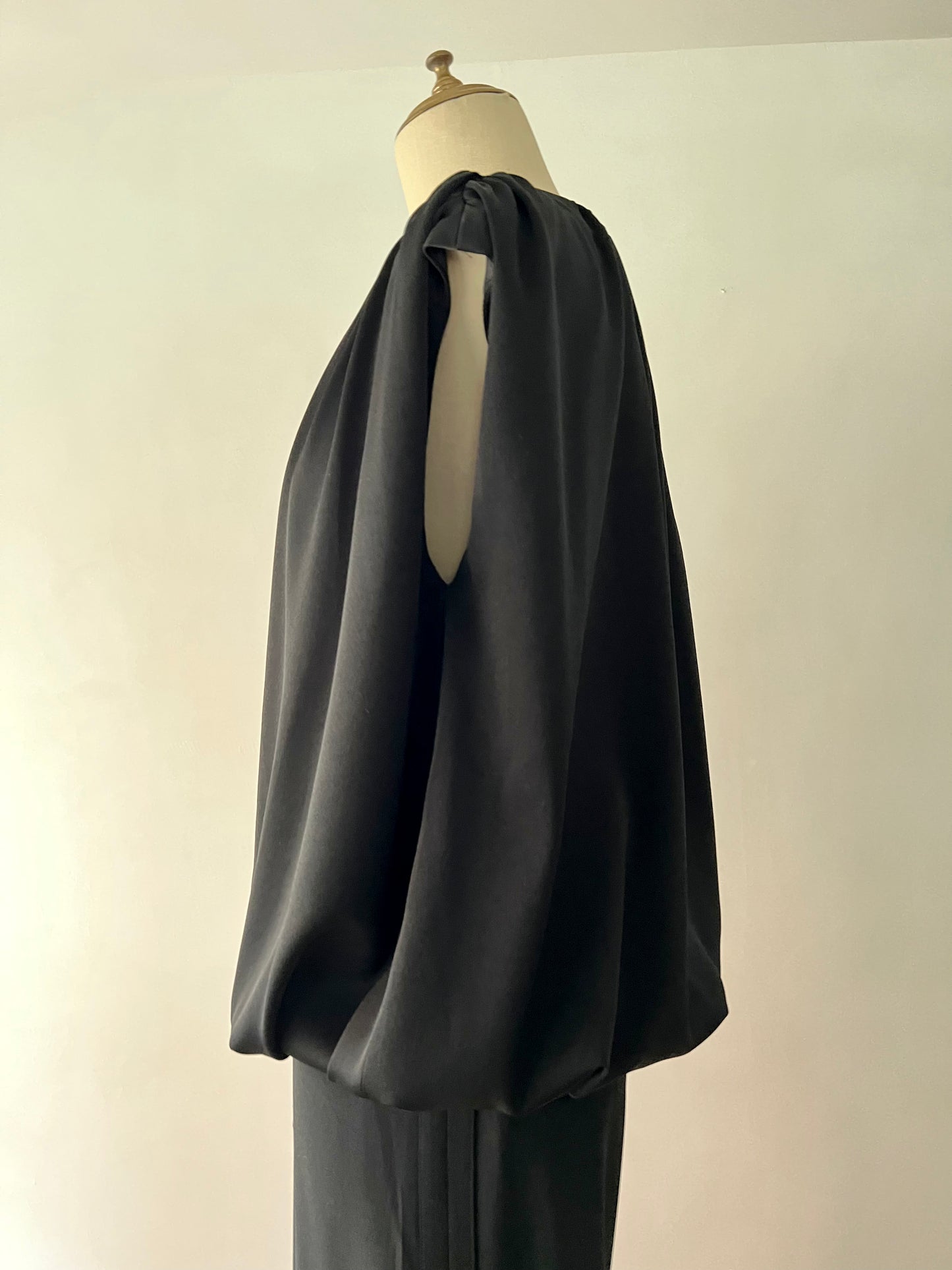 【Limited Stock】 Satin Georgette Drape Tops