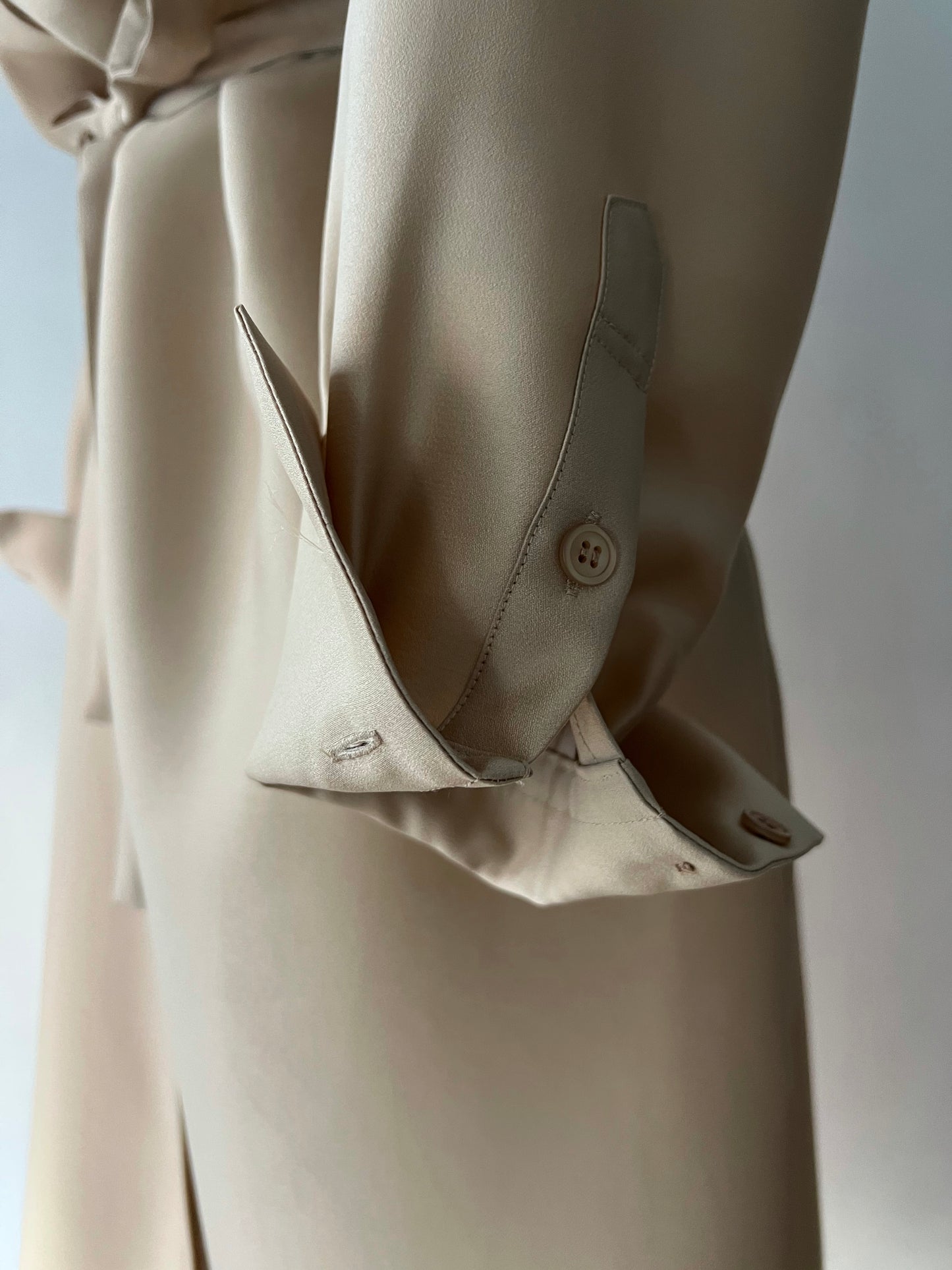 【Limited Stock】 Double Cloth Organdie Shirt Dress Coats