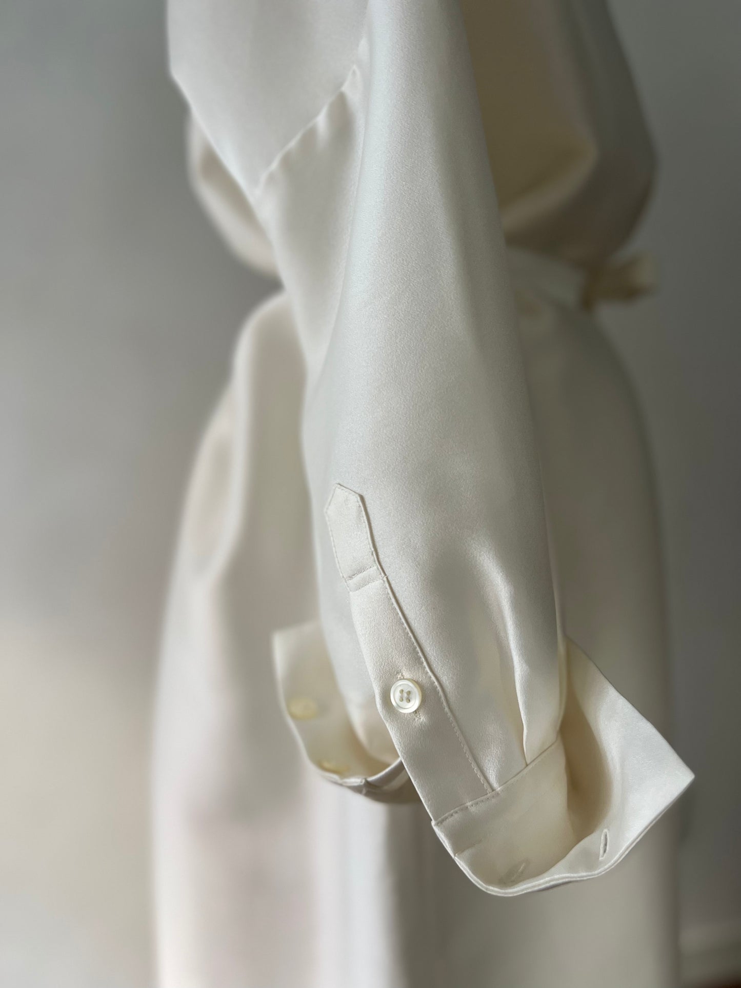 【Limited Stock】 Double Cloth Organdie Shirt Dress Coats