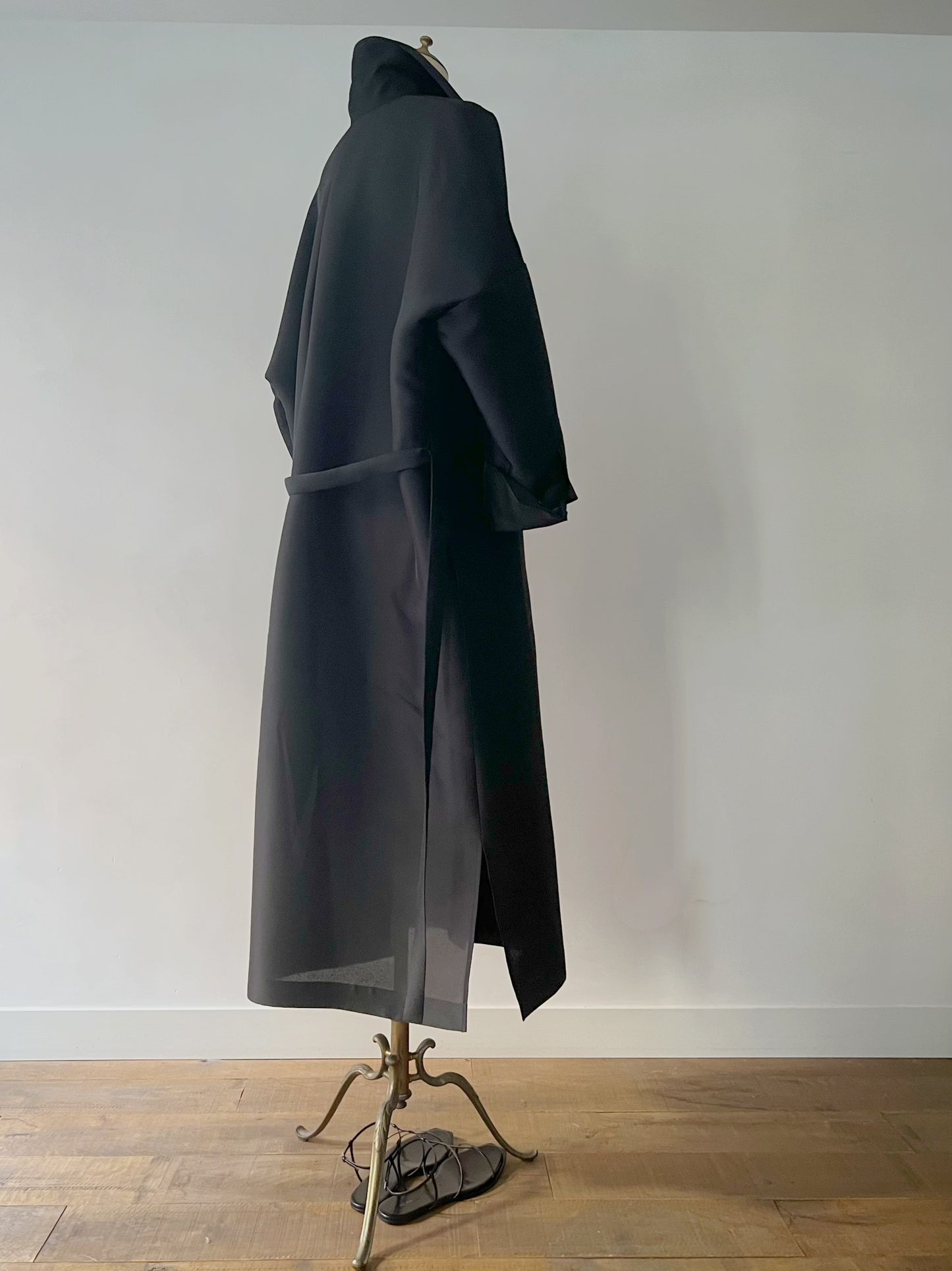 【Limited Stock】 Double Cloth Organdie Shirt Dress Coats