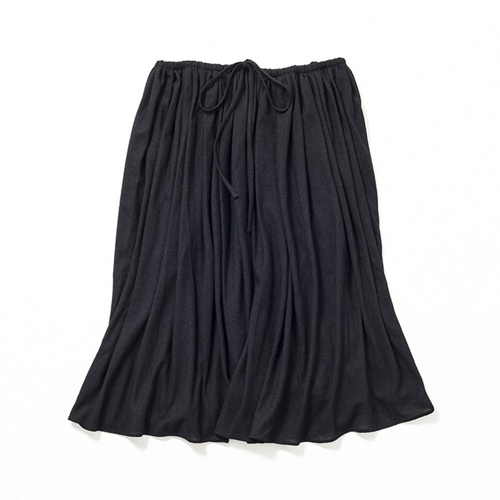*sold out Medium Length Flared Skirt (Black)