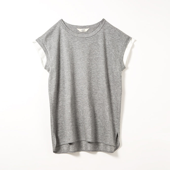 *sold out W Sleeve Tops (Medium Gray)