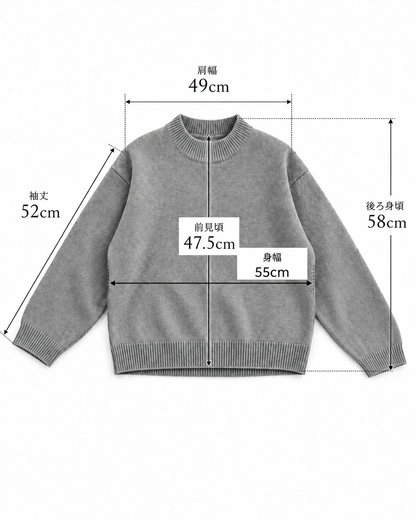 【 Made to order】Cashmere Pullover