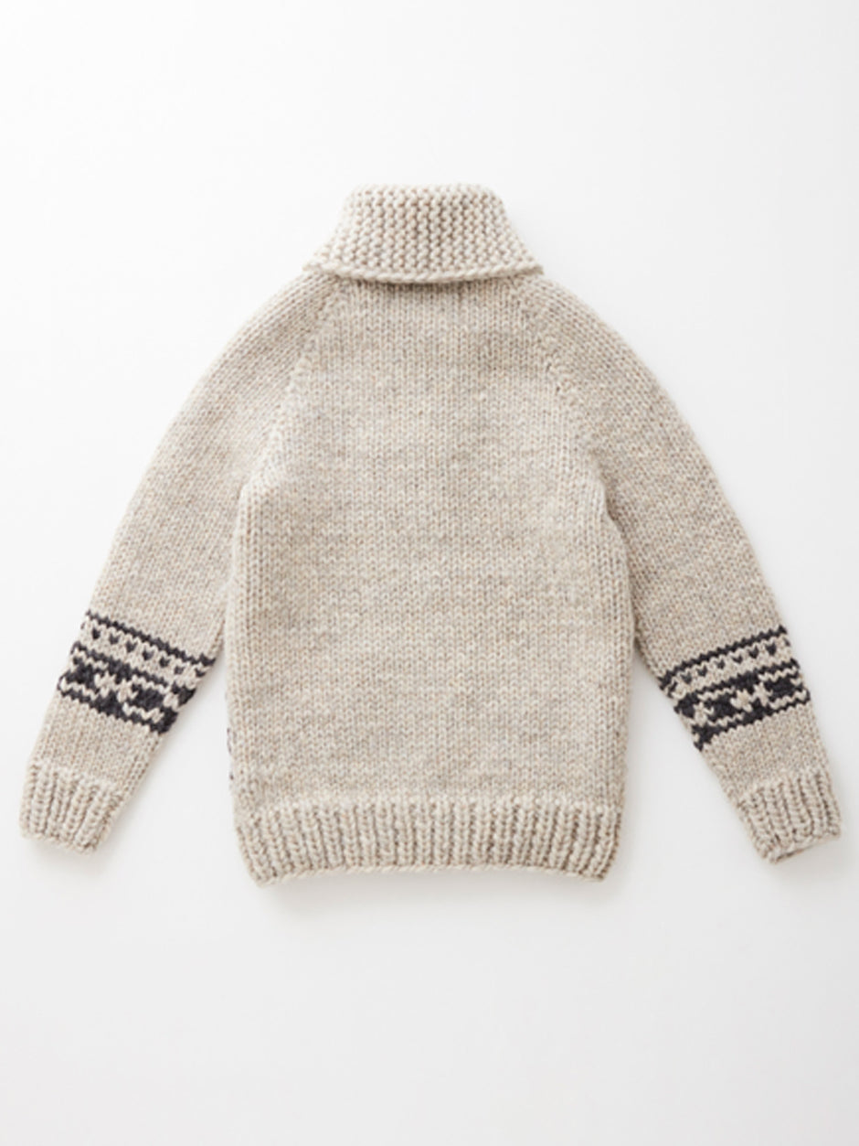 【Limited Stock】 Lithuanian Lily Zip Up (Black x L.Oatmeal)