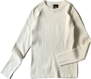 Mixed Rib Knit Pullover