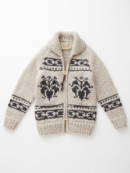 e &amp; c.53b Lily Zip Up Sweater (Light Gray)