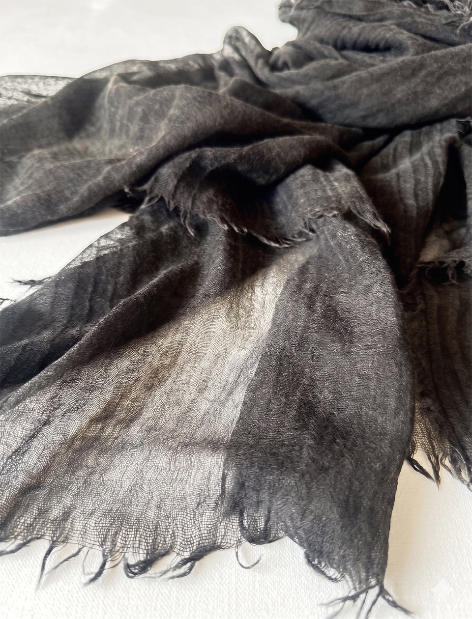【By Order】金井工芸×edit & co. Cashmere Stole（BLACK）