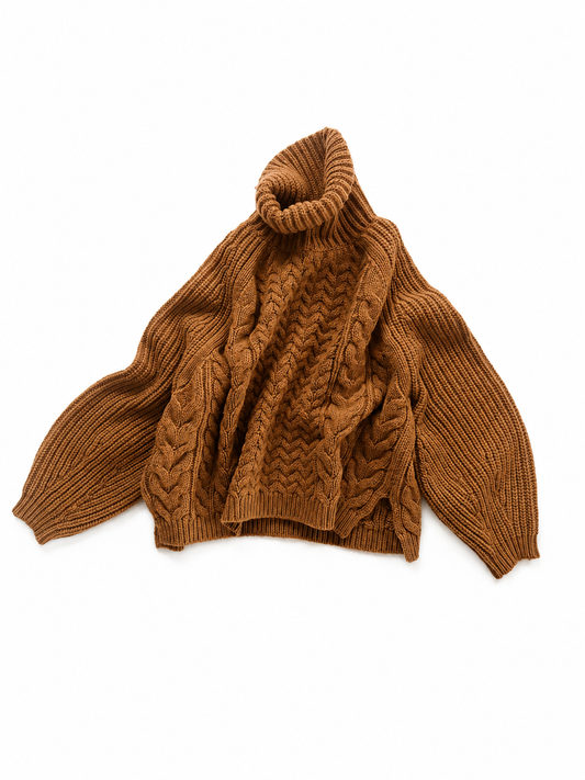 【Made to Order】Mixed Cable Aran Sweater