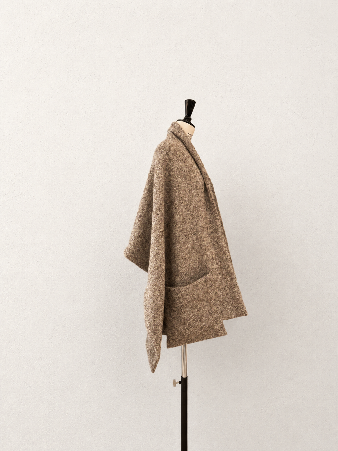 【Made to Order】Alpaca Double Pocket Shawl