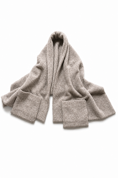 【Made to Order】Alpaca Double Pocket Shawl