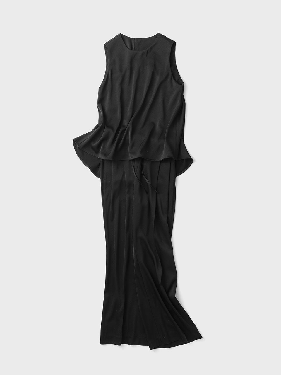 【Pre-order】　Silky Satin Georgette Shell Tops