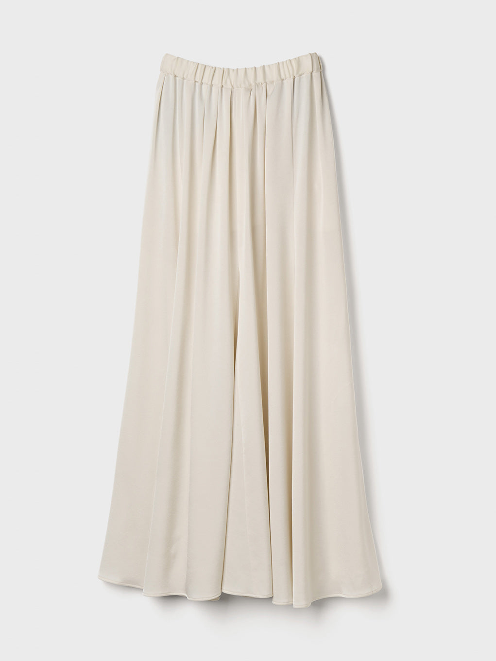 【Limited Stock】  Silky Satin Georgette Maxi Gather Skirt