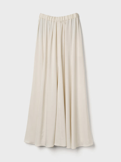 【Limited Stock】  Silky Satin Georgette Maxi Gather Skirt
