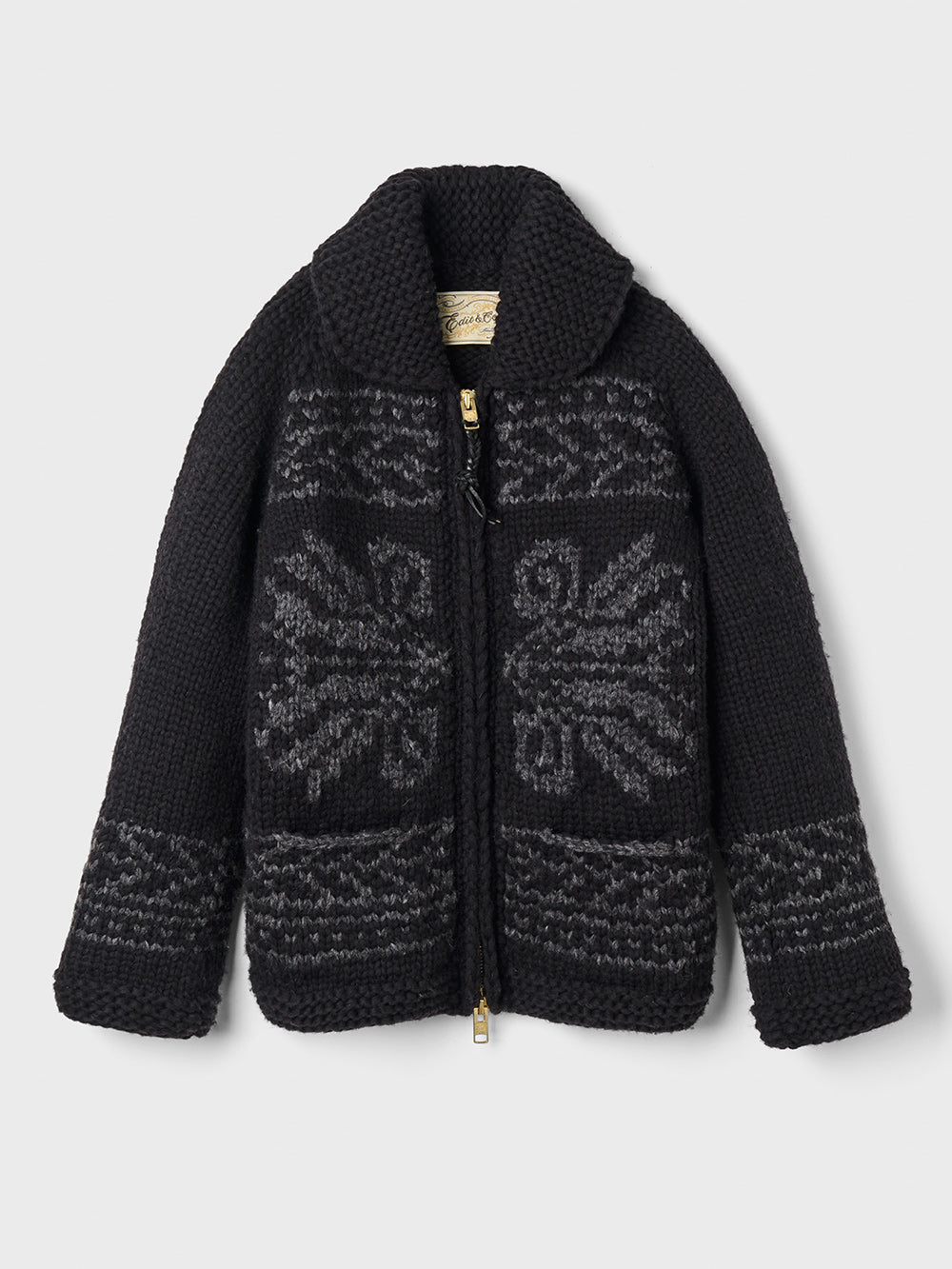 e &amp; c.84c&#39;Lithuanian Lily Zip Up Tricolor (Seal Beige x Dark Sand x Yellow Ivory)
