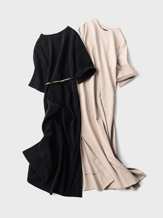 Double Russell Jersey Maxi Dress
