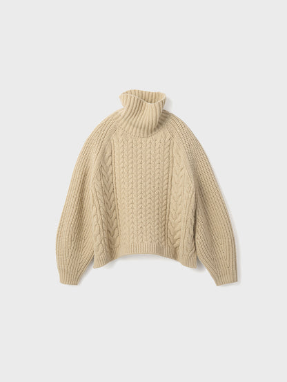 【Limited Stock】Mixed Cable Aran Sweater