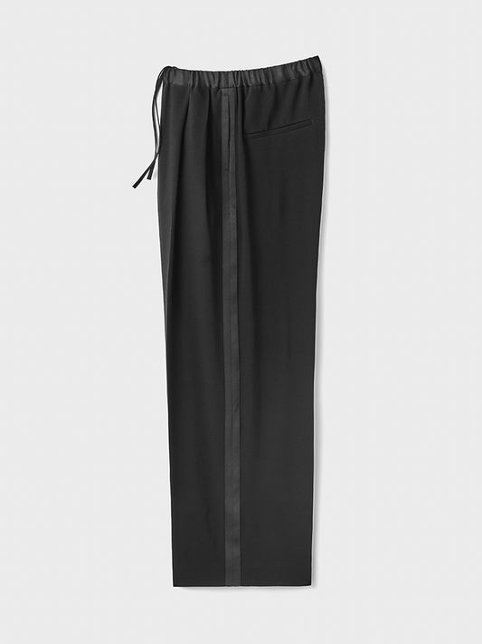 【NEW】Satin Georgette Sideline Drawstring Pants