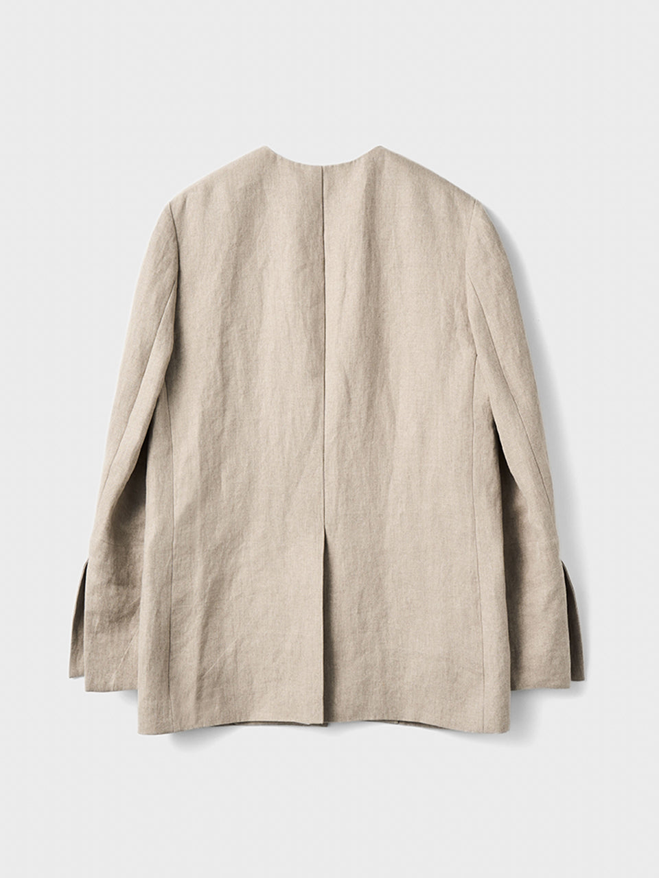 Pre-order】French Linen Collarless Jacket – edit & co.