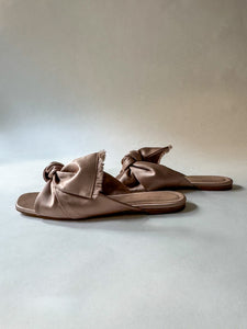 *Pre-order* Bow Satin Mule