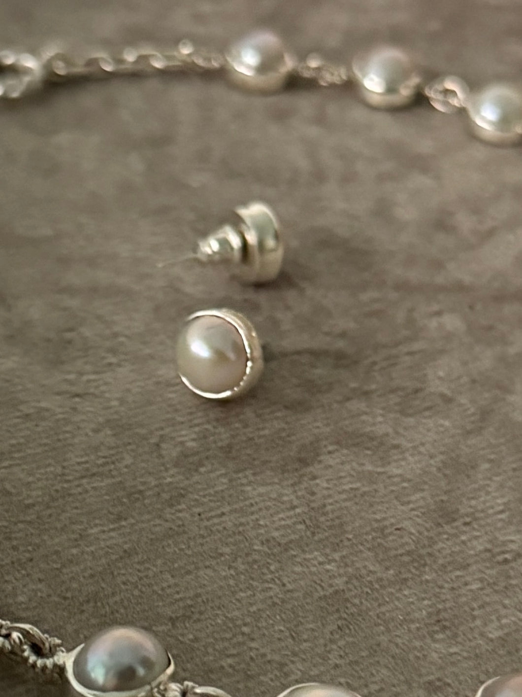 Pearl earrings