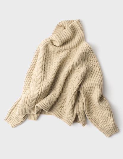 【Limited Stock】Mixed Cable Aran Sweater