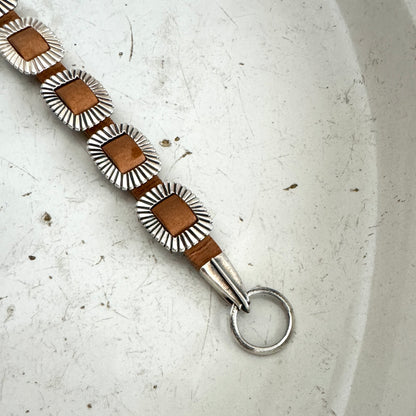 【By Order】Leather Concho Blacelet