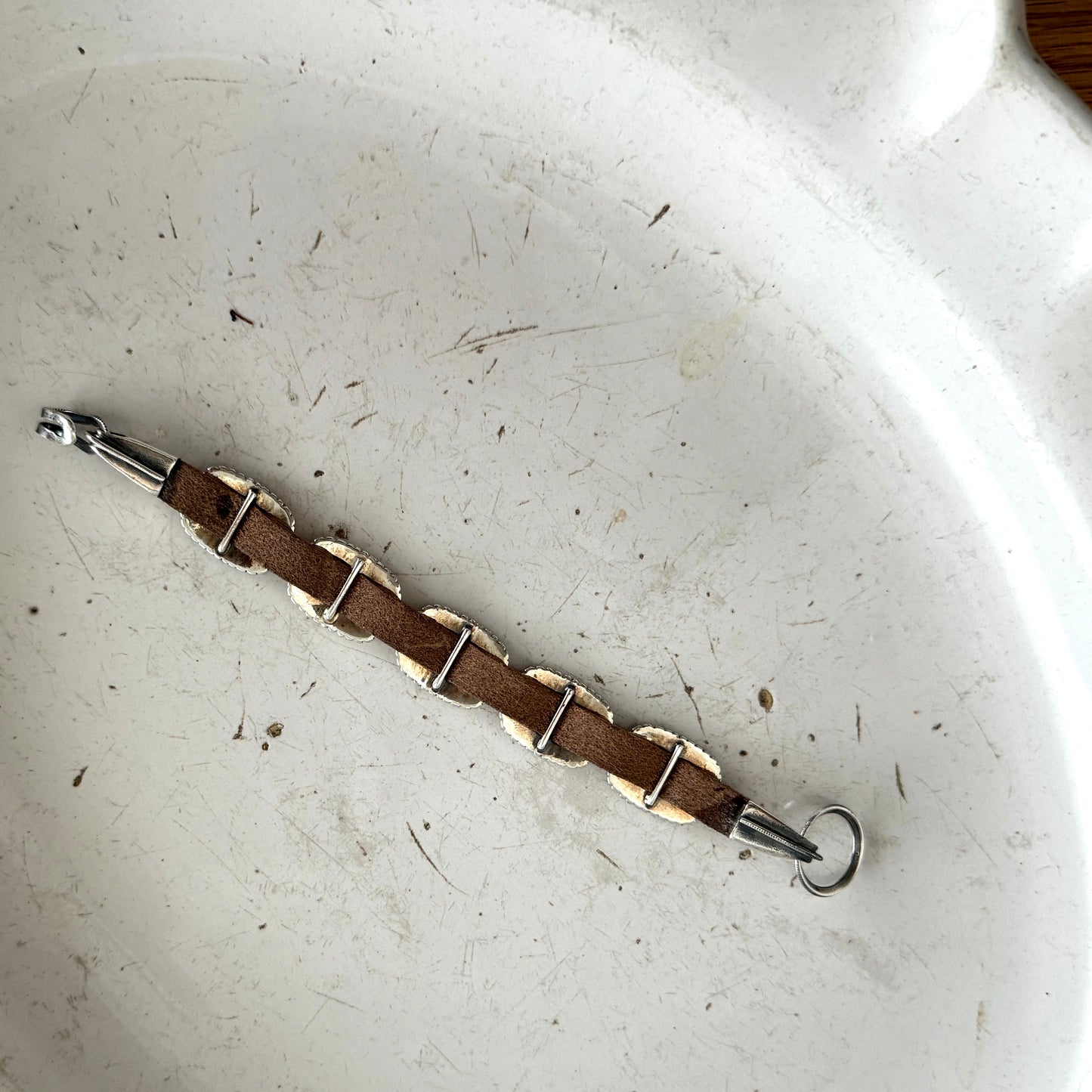 【By Order】Leather Concho Blacelet