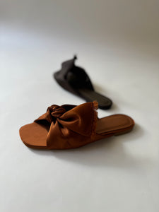 *Pre-order* Bow Satin Mule