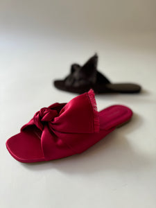 *Pre-order* Bow Satin Mule