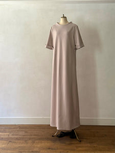 *New e&c.OP0831　Double Russell Jersey Maxi Dress