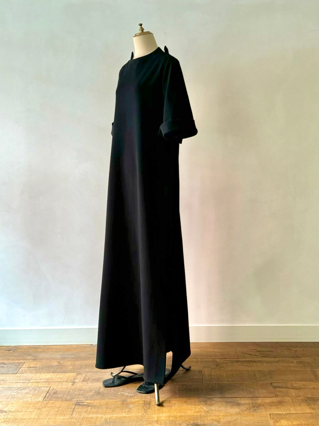 *New e&c.OP0831　Double Russell Jersey Maxi Dress