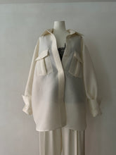 Load image into Gallery viewer, *NEW【残りわずか】e&amp;c.BL0531　Double Cloth Organdie Shirt Jacket