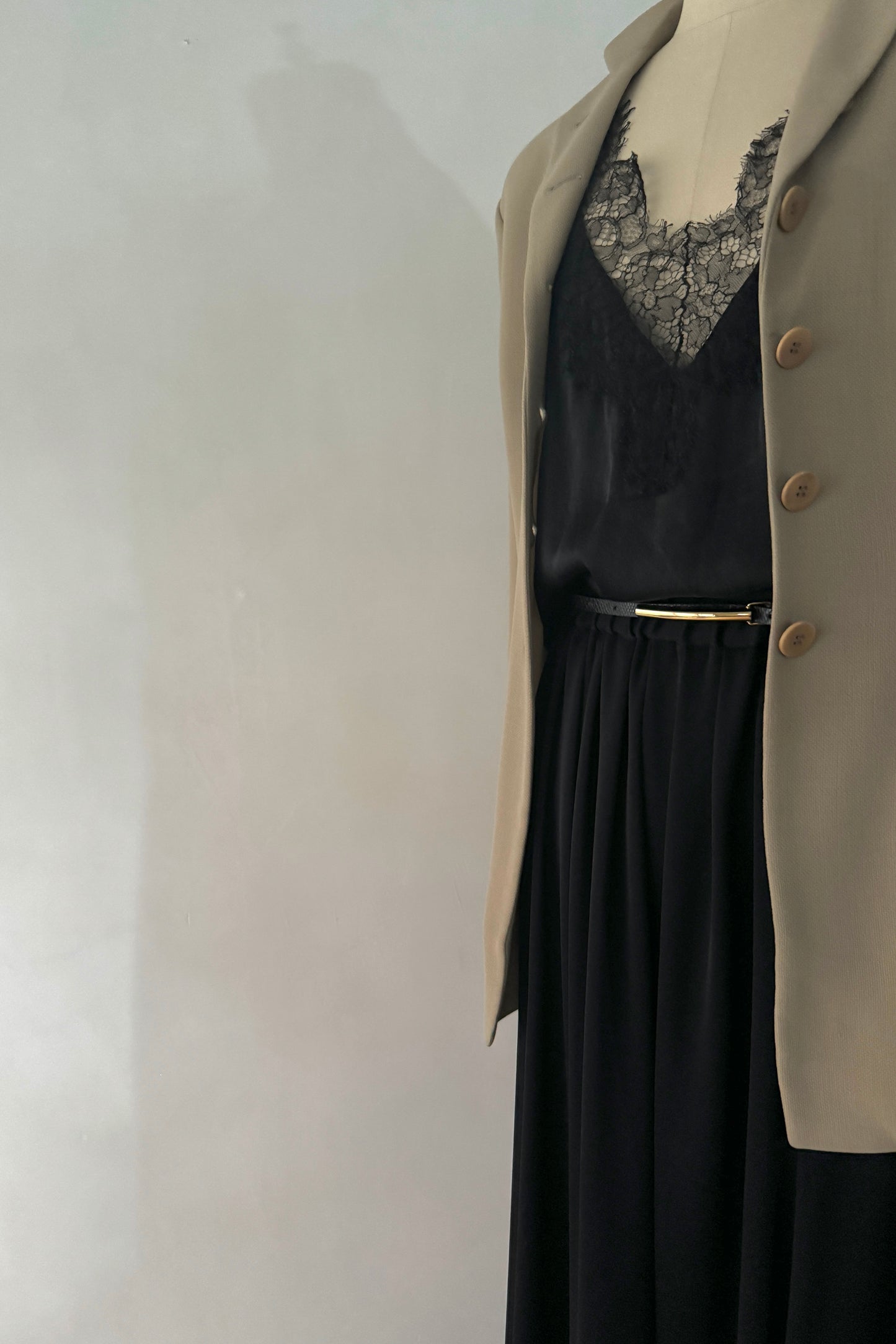 【Limited Stock】  Silky Satin Georgette Maxi Gather Skirt