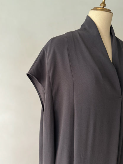 【Limited Stock】 Back Satin Tent Dress