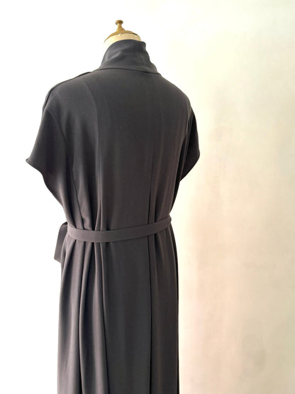 【Limited Stock】 Back Satin Tent Dress
