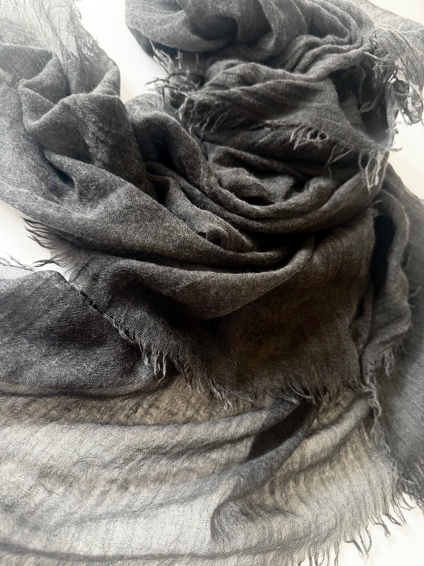 【By Order】金井工芸×edit & co. Cashmere Stole（BLACK）