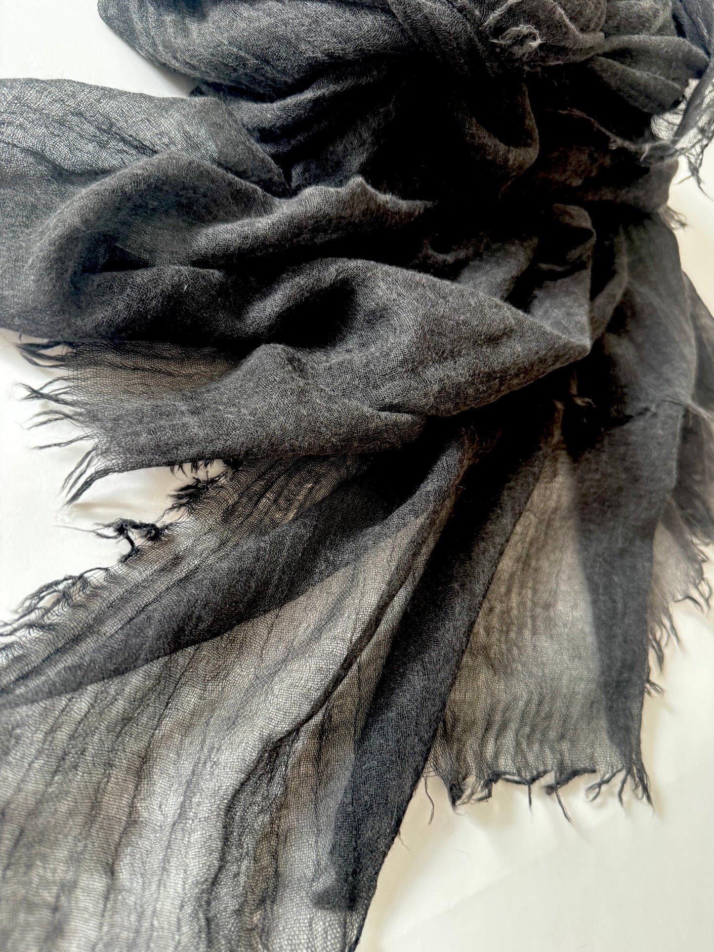 【By Order】金井工芸×edit & co. Cashmere Stole（BLACK）