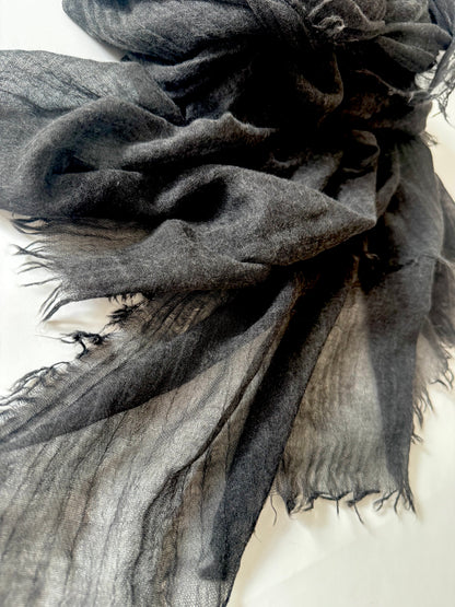 【By Order】金井工芸×edit & co. Cashmere Stole（BLACK）