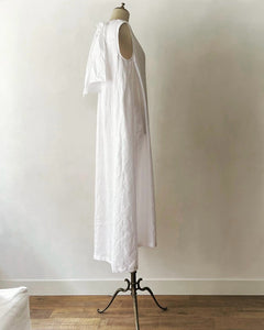 【残りわずか】 e&c.-dm-OP8003　French Linen Back Ribbon Dress