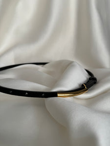 【SIZE1 残りわずか】Gold Buckle Narrow Belt