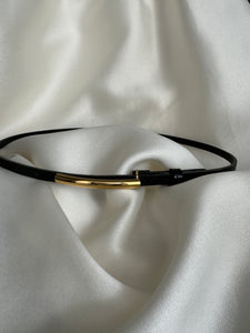 【SIZE1 残りわずか】Gold Buckle Narrow Belt