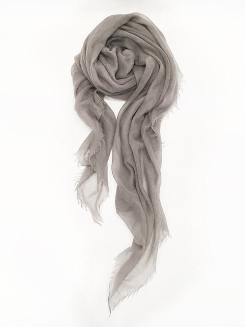 【By Order】Cashmere Stole (Dark Gray)